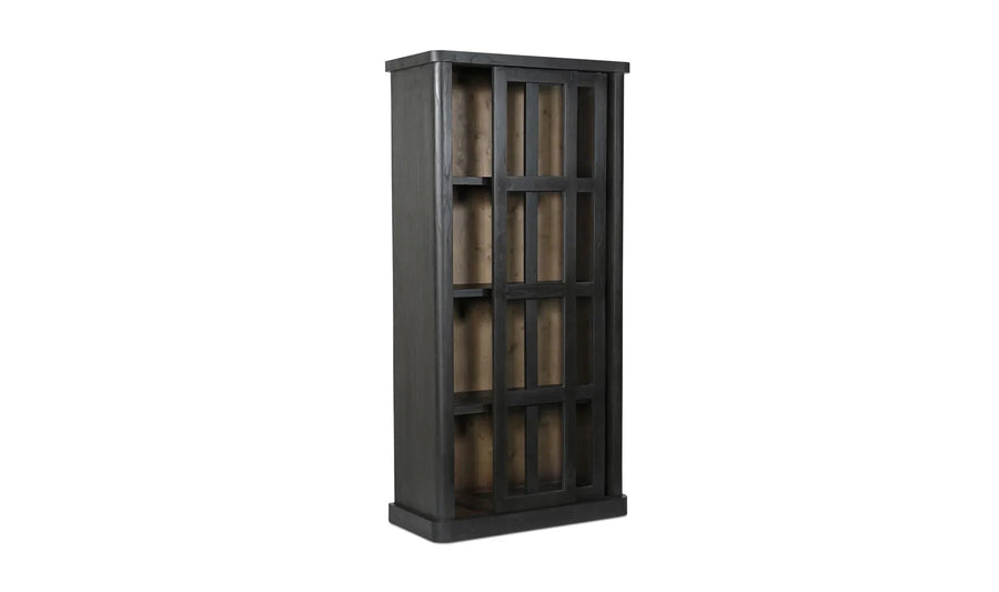 Mona Tall Cabinet Black - SwayLiving