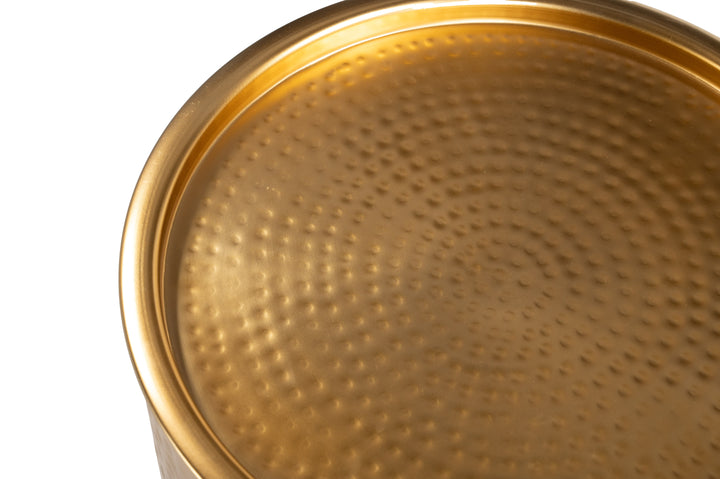 Coldveil Storage Side Table Gold