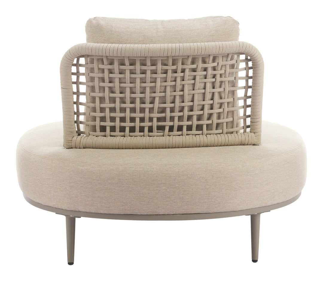 SwayLiving Ruhe Accent Chair Beige OUTDOOR CHAISE LOUNGES