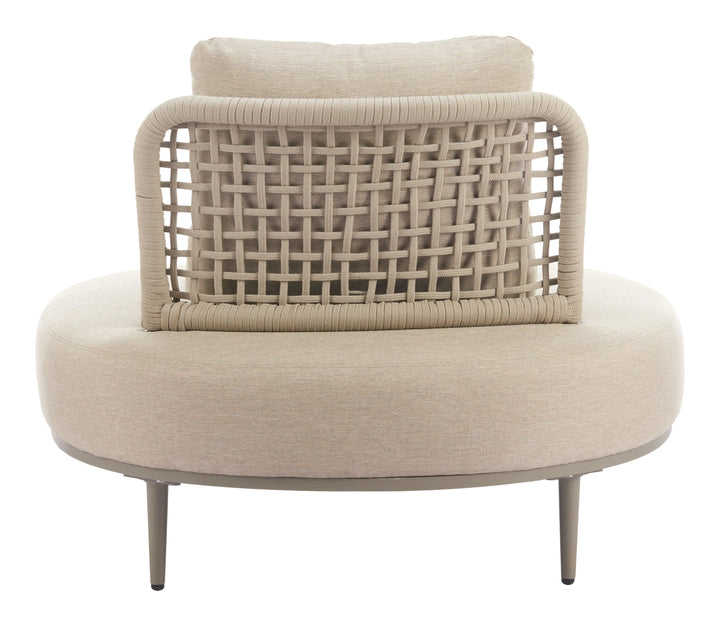 SwayLiving Ruhe Accent Chair Beige OUTDOOR CHAISE LOUNGES