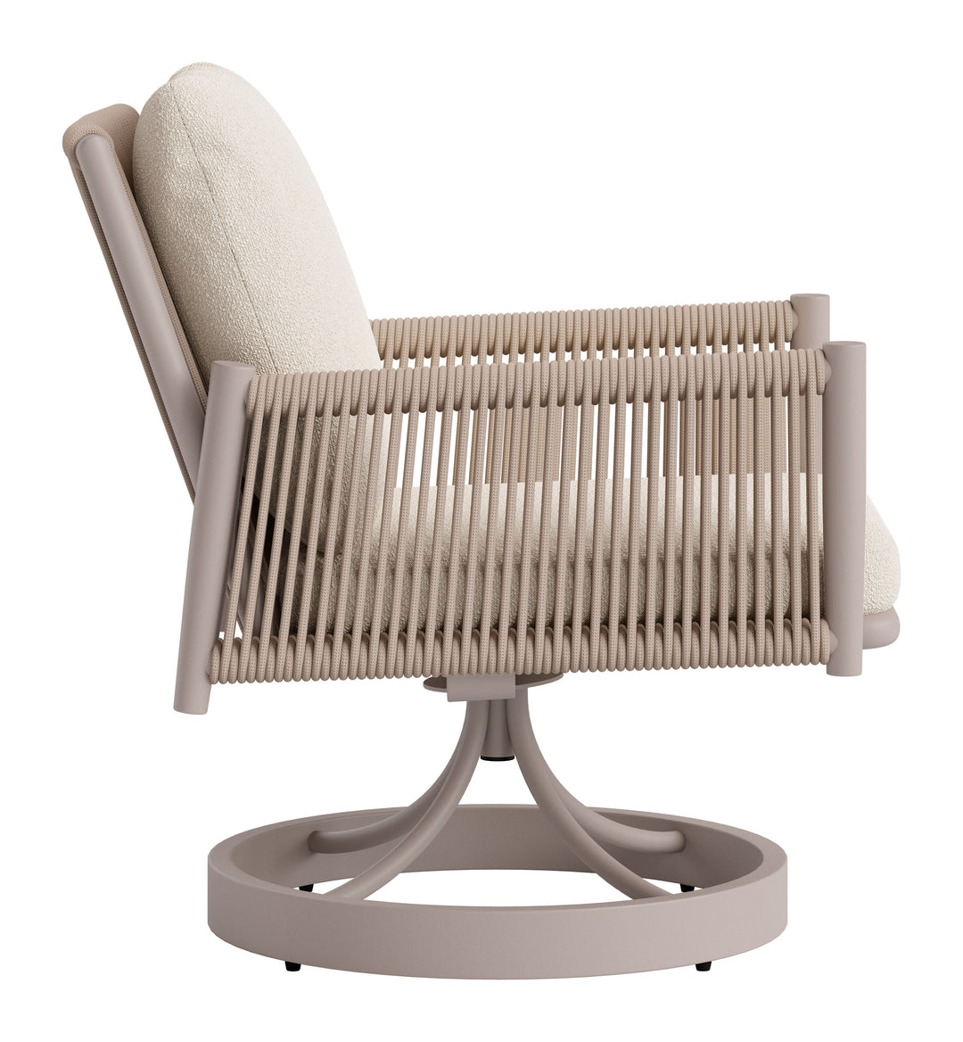 Rivan Swivel Dining Chair Beige