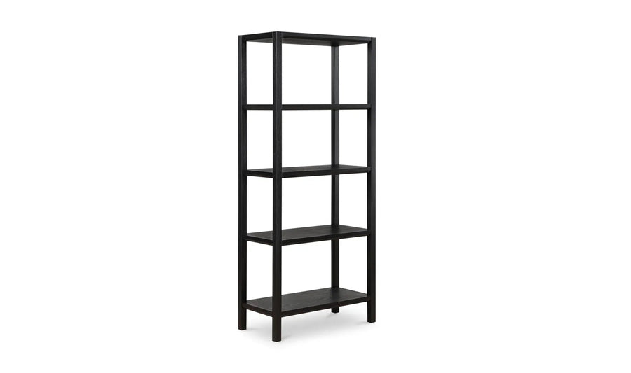 Nolan Bookcase Black - SwayLiving