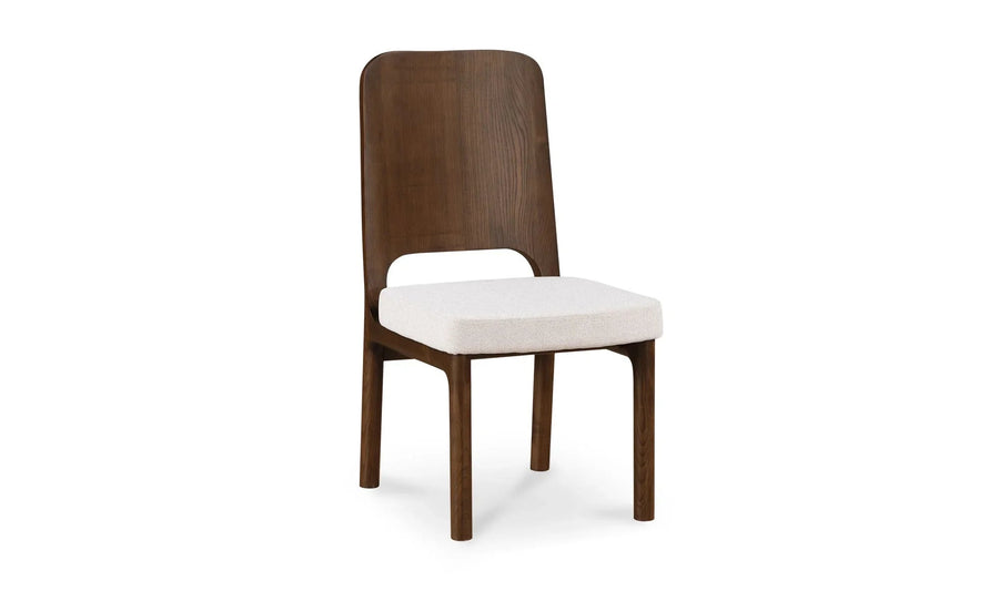 Kerr Dining Chair Walnut-Stained Ash Beige - Set Of Two - SwayLiving