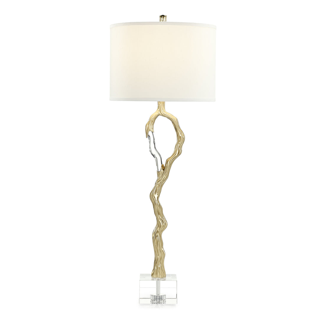 Metallic Ice Buffet Lamp, Brass