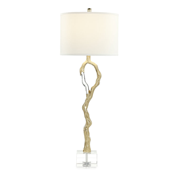 Metallic Ice Buffet Lamp, Brass
