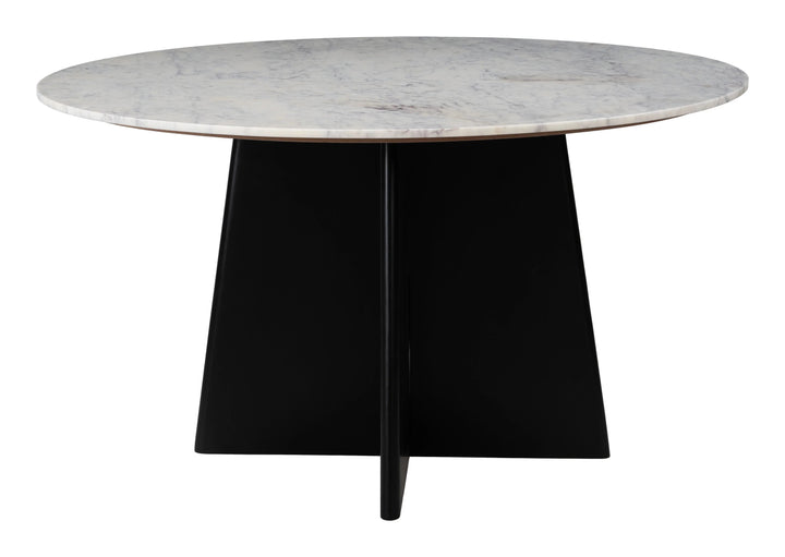 SwayLiving Strela Dining Table White & Black DINING TABLES