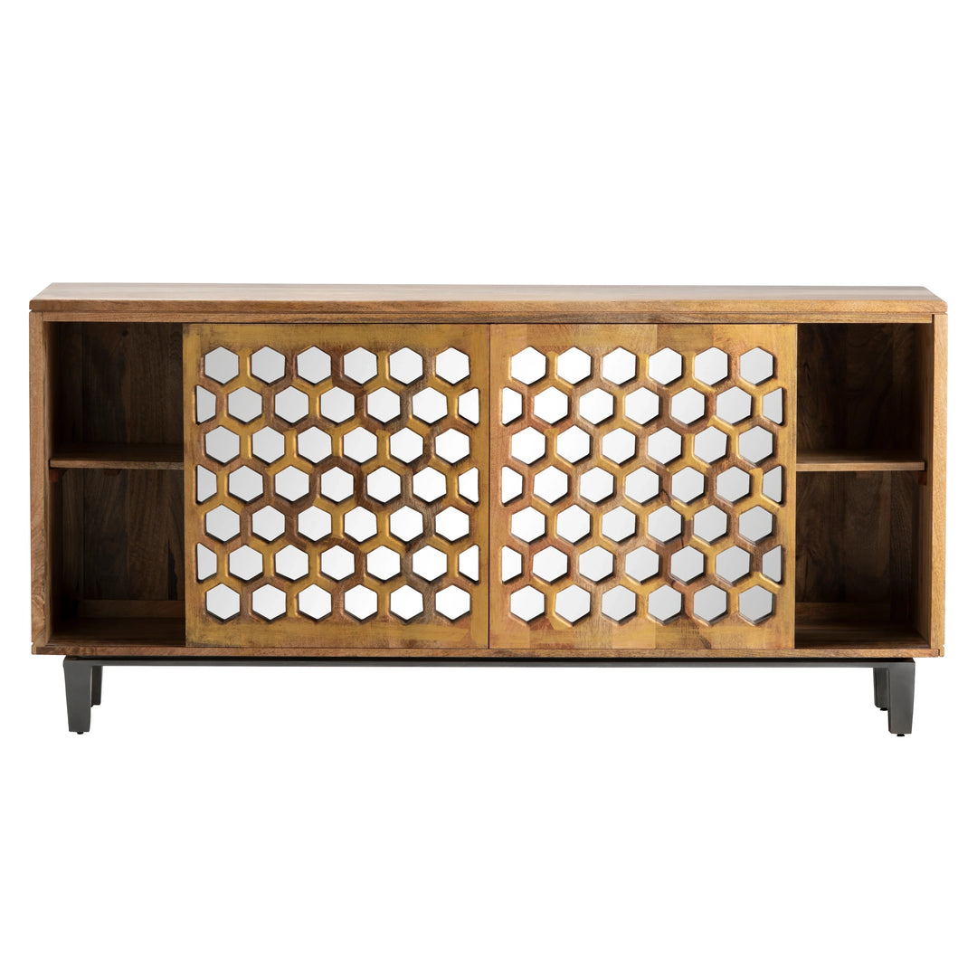 SwayLiving Bengal Manor Honeycomb Sideboard SIDEBOARDS + CABINETS