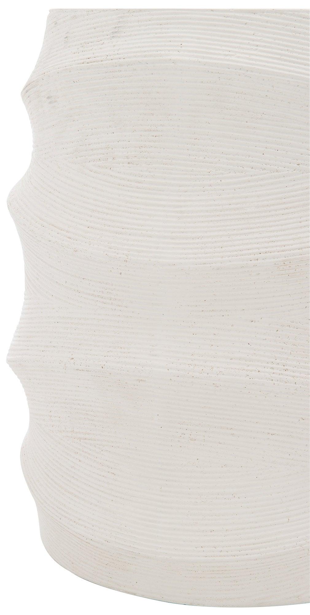 SwayLiving - Kai Side Table Natural Stonecast Table - X01157 | SwayLiving