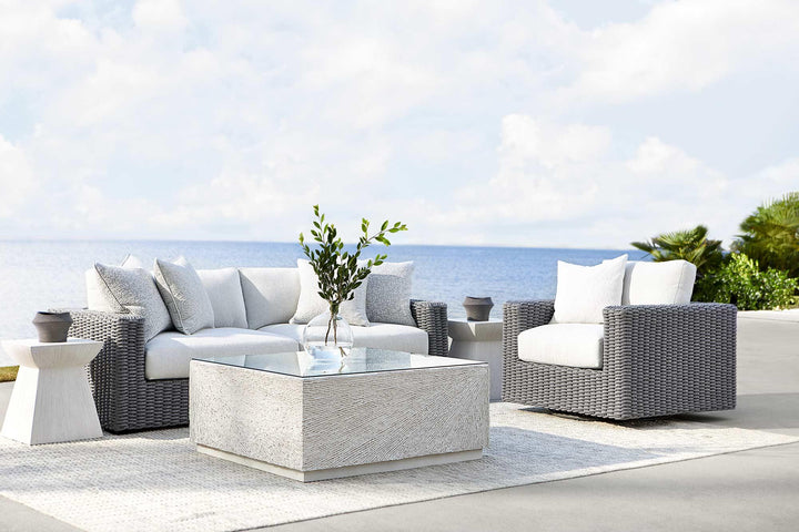 SwayLiving - Capri Sofa/ Gray Rope Grey Rope Frame Sofa - OP1017 | SwayLiving