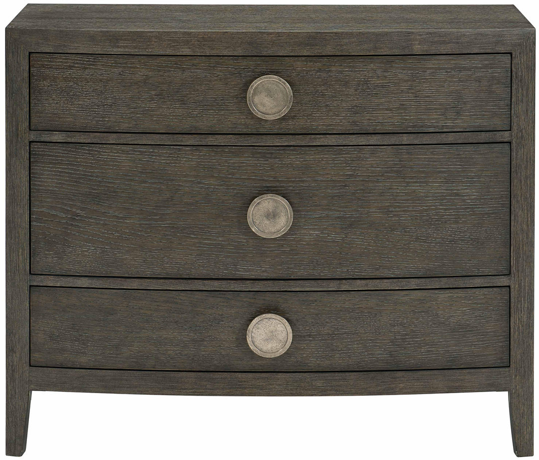 SwayLiving - Linea Nightstand Wood Brown - 384230B | SwayLiving