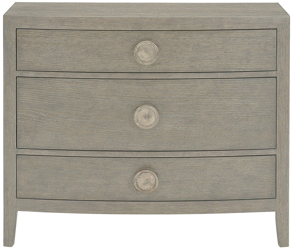 SwayLiving - Linea Nightstand Wood Gray - 384230G | SwayLiving