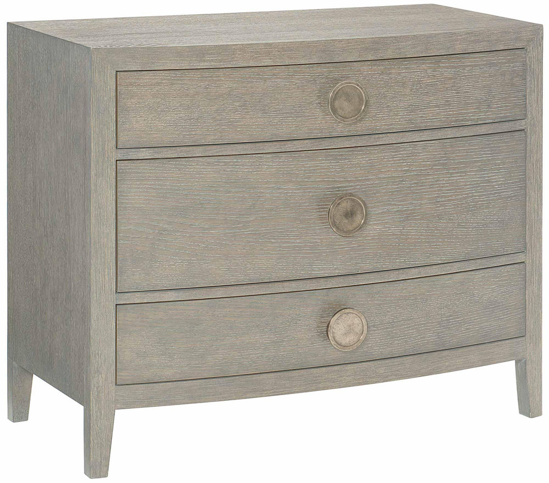 SwayLiving - Linea Nightstand Wood Gray - 384230G | SwayLiving