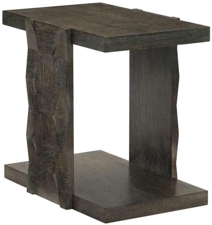 SwayLiving - Linea Side Table Brown Rectangle - 384121B | SwayLiving