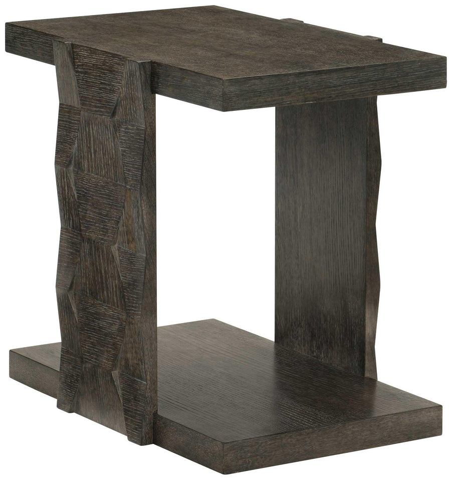 SwayLiving - Linea Side Table Brown Rectangle - 384121B | SwayLiving