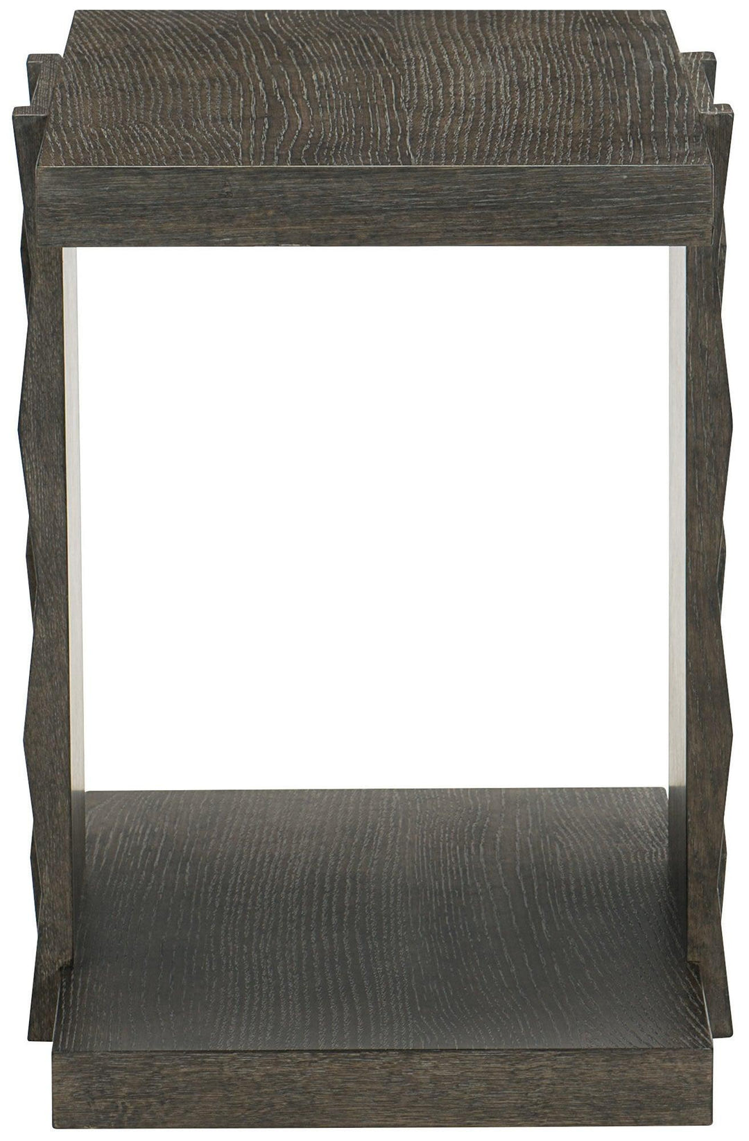 SwayLiving - Linea Side Table Brown Rectangle - 384121B | SwayLiving