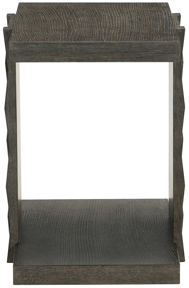 SwayLiving - Linea Side Table Brown Rectangle - 384121B | SwayLiving