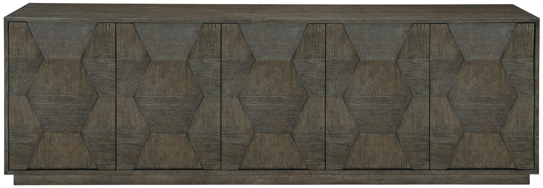 SwayLiving - Linea Entertainment Credenza Brown - 384870B | SwayLiving