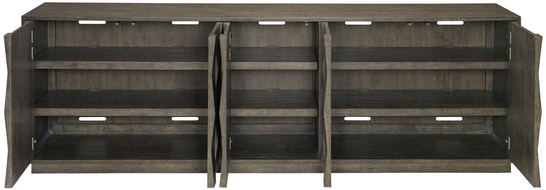 SwayLiving - Linea Entertainment Credenza Brown - 384870B | SwayLiving