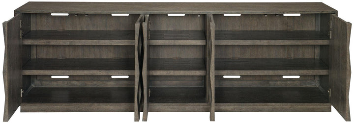 SwayLiving - Linea Entertainment Credenza Brown - 384870B | SwayLiving