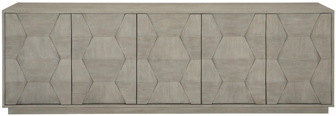 SwayLiving - Linea Entertainment Credenza Gray - 384870G | SwayLiving