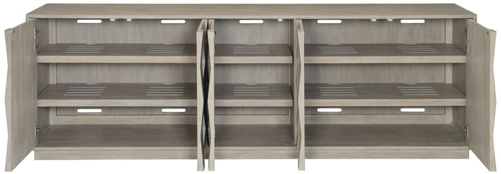 SwayLiving - Linea Entertainment Credenza Gray - 384870G | SwayLiving