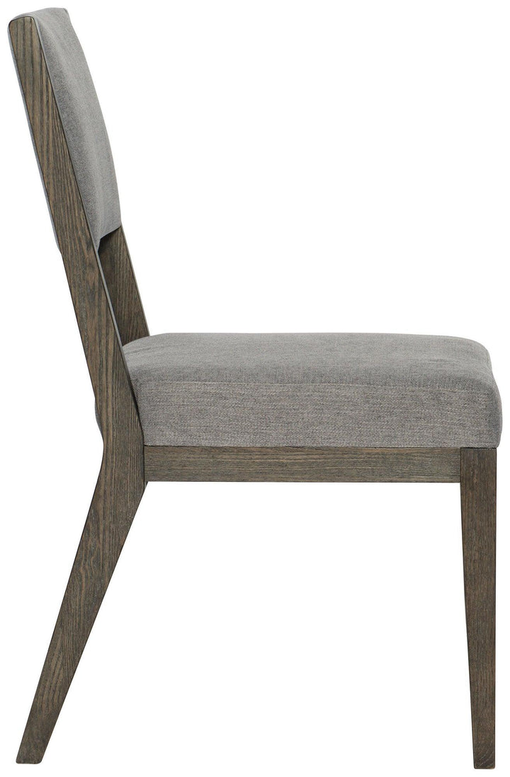 SwayLiving - Linea Side Chair Gray 21" - Set of 2 - 384541B | SwayLiving