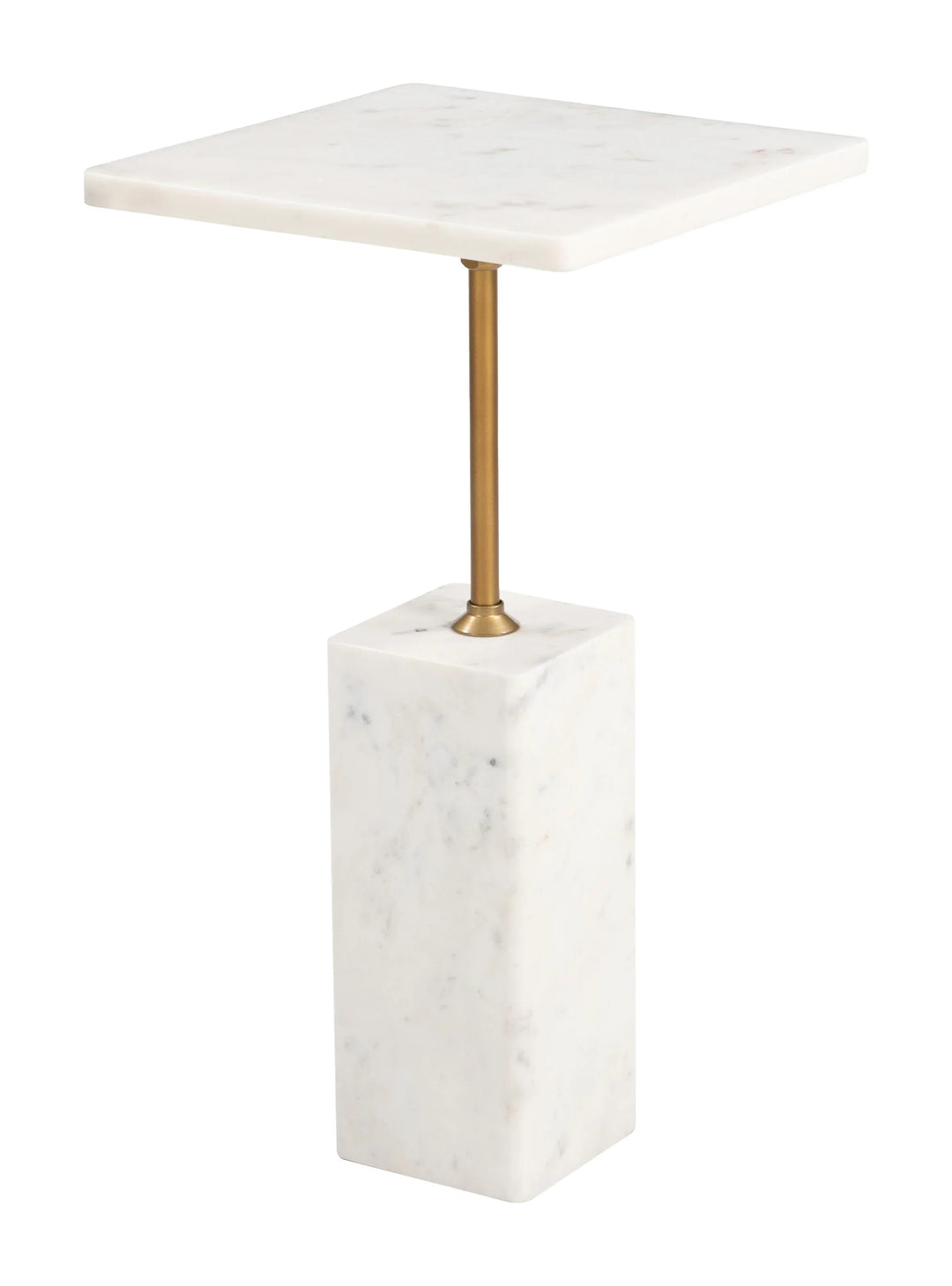 SwayLiving Naht Side Table White ACCENT TABLES