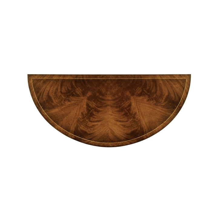 SwayLiving Knightsbridge Biedermeier Mahogany Demilune Cabinet SIDEBOARDS + CREDENZAS