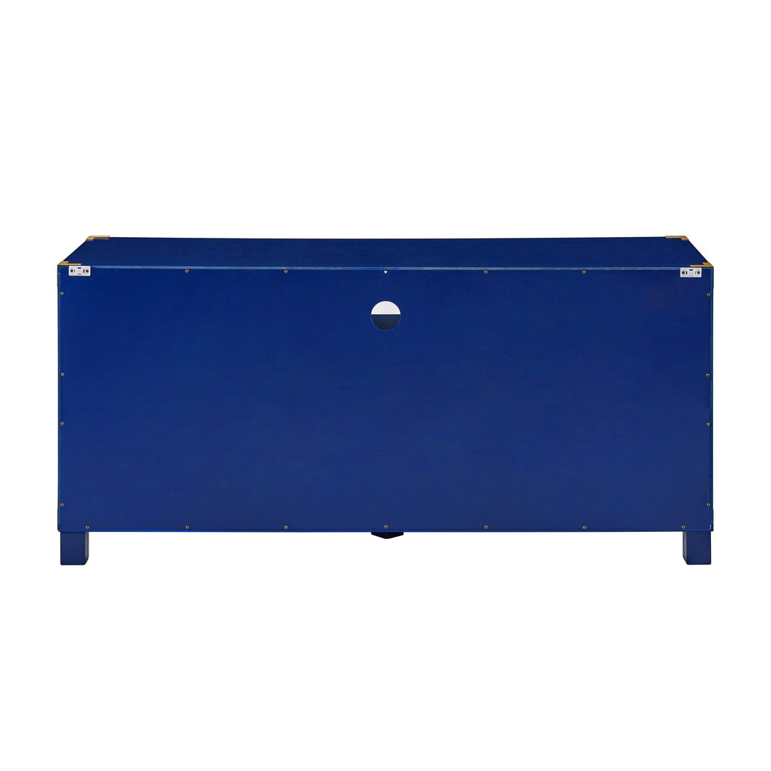 SwayLiving Campaign Entertainment Center Console - Navy CONSOLE TABLES