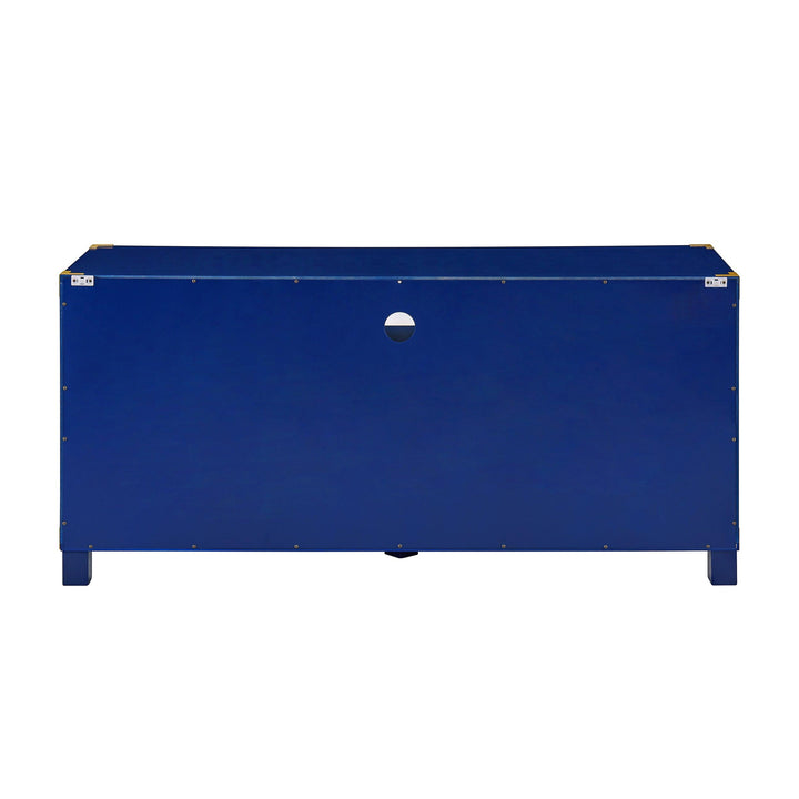 SwayLiving Campaign Entertainment Center Console - Navy CONSOLE TABLES