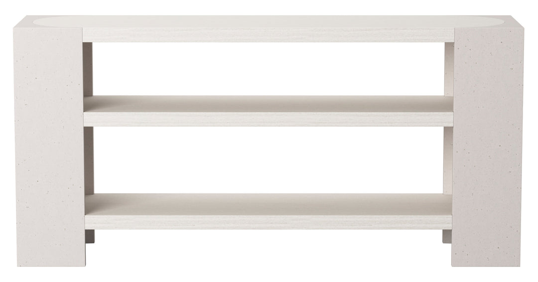 Stratum Console Table with Shelves