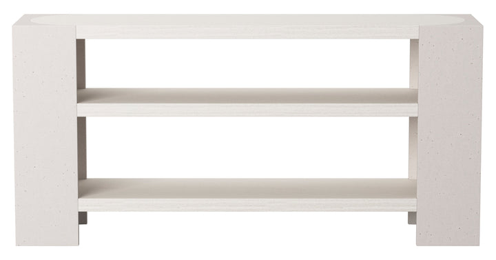Stratum Console Table with Shelves
