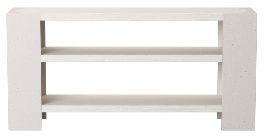 Stratum Console Table with Shelves