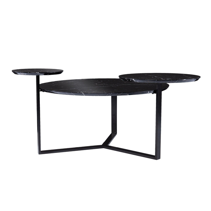 SwayLiving Saxelby Faux Marble Cocktail Table COFFEE TABLES