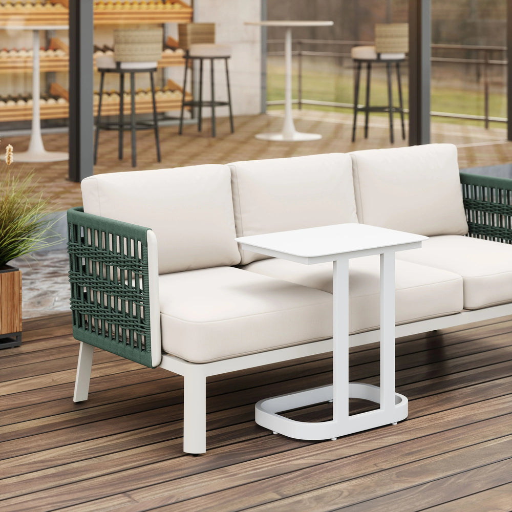 SwayLiving Friss End Table White ACCENT TABLES
