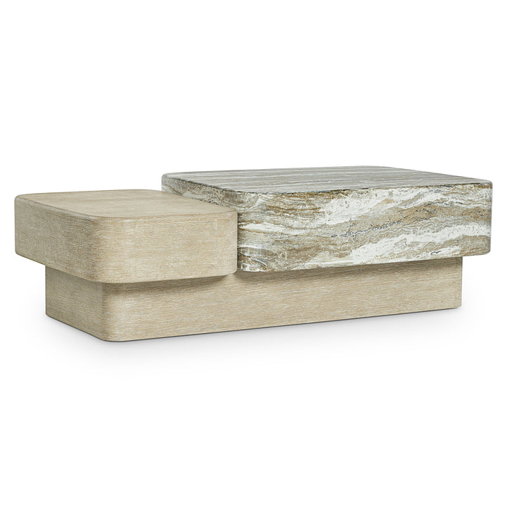 Arcadia Faux Stone Cocktail Table