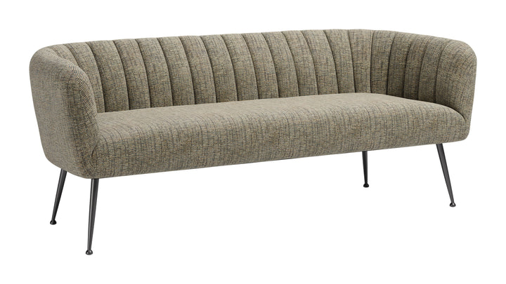 Deco Sofa Green Tweed