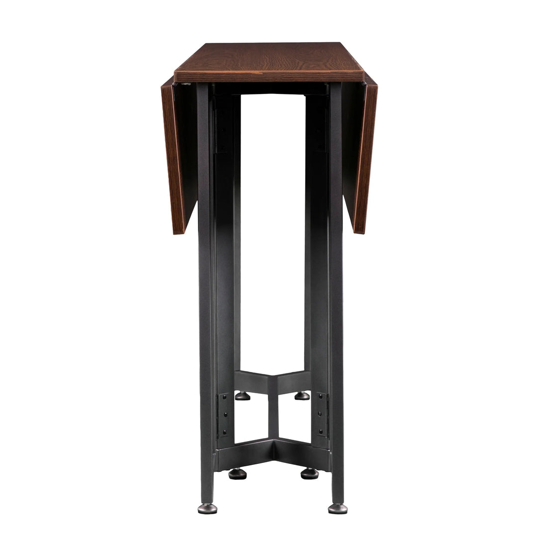 SwayLiving Holly & Martin Driness Drop Leaf Table - Tobacco w/ Gray DINING TABLES