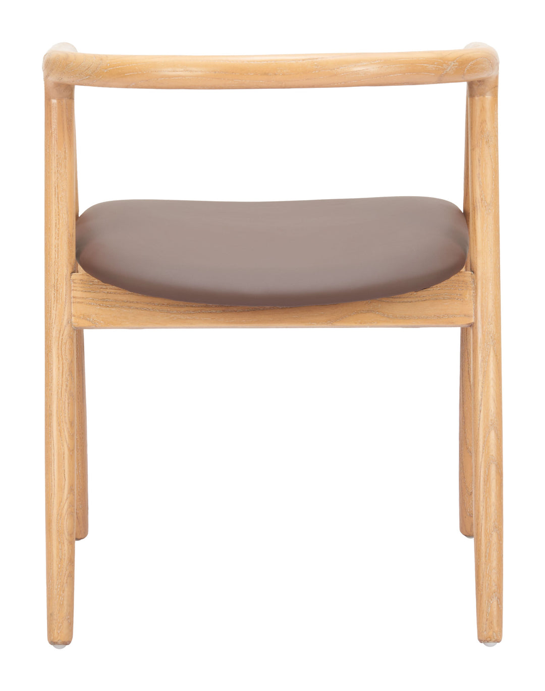 Peker Dining Chair (Set of 2) Brown & Natural