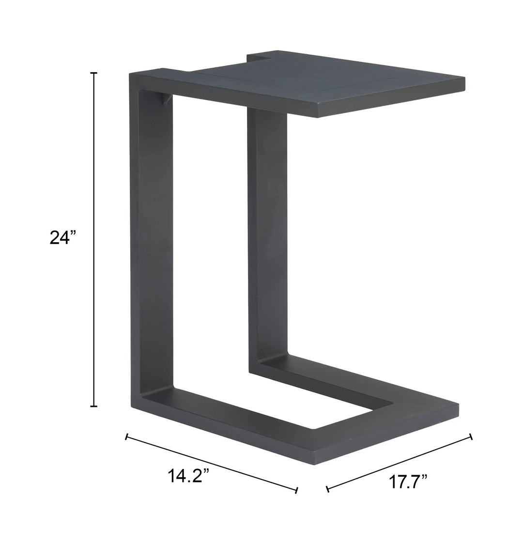 SwayLiving Tudi Side Table Black ACCENT TABLES