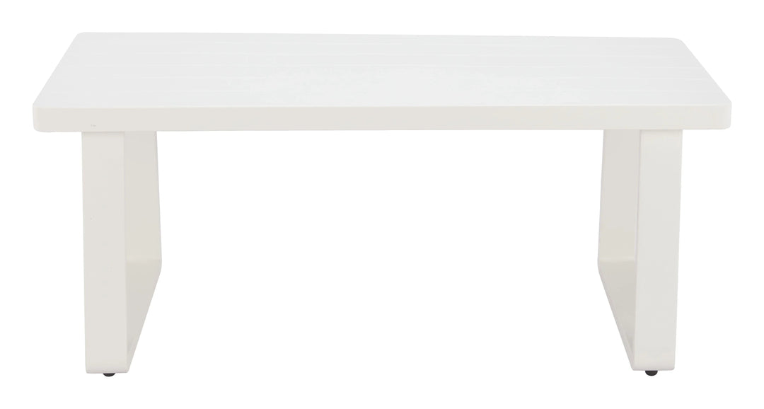 SwayLiving Welt Coffee Table White COFFEE TABLES
