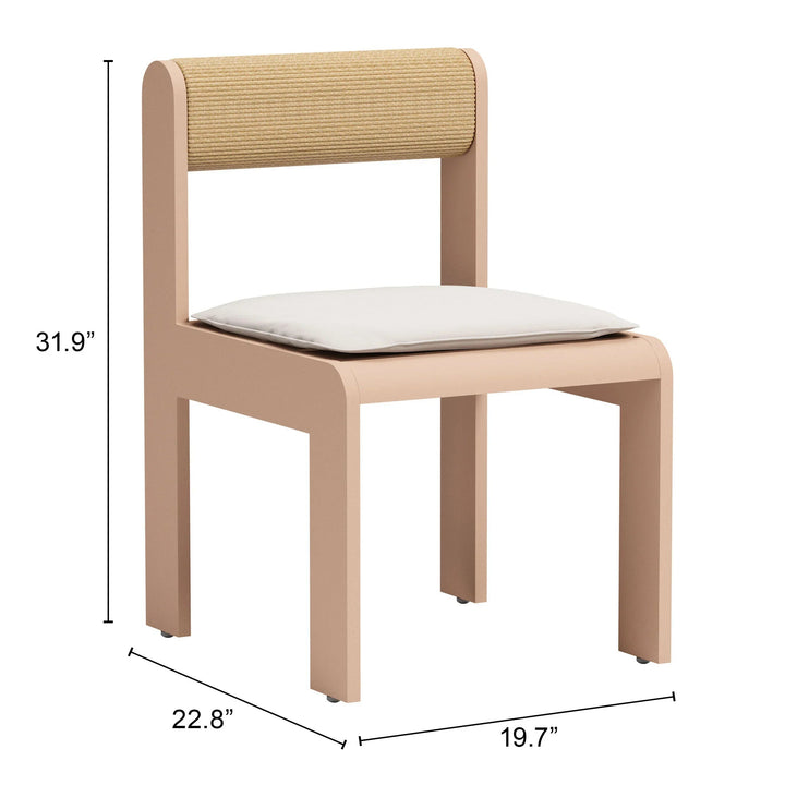 SwayLiving Island Dining Chair (Set of 2) White OUTDOOR DINING CHAIRS