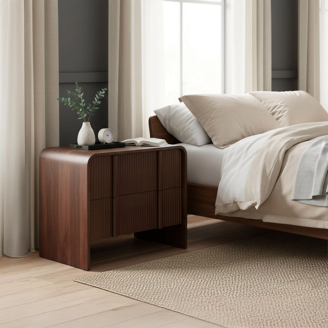 Calipso Nightstand Walnut