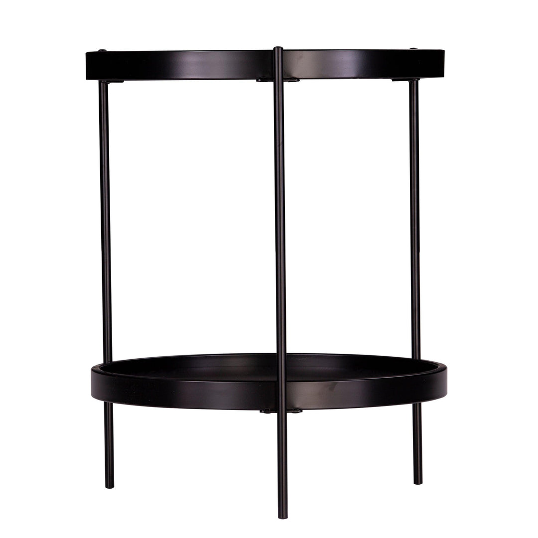 SwayLiving Verlington Round Farmhouse Style End Table ACCENT TABLES