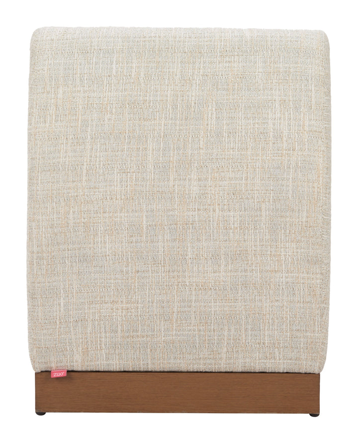 Christy Armless Chair Beige