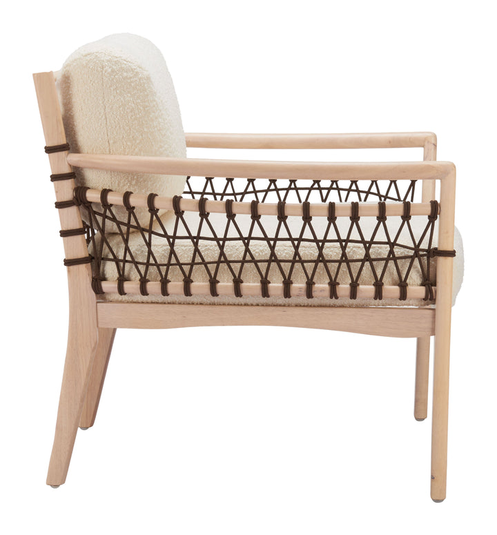 Wezly Accent Chair Ivory