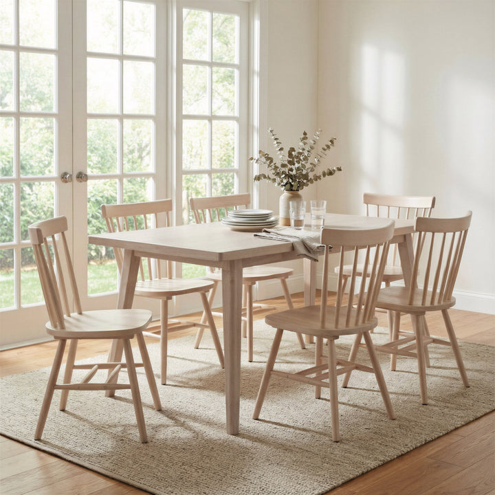 Roms Dining Table Whitewashed