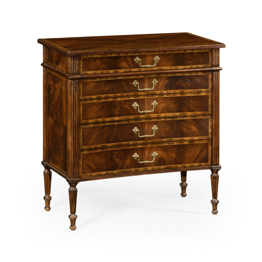 SwayLiving Buckingham Mahogany Chest of Drawers SIDEBOARDS + CREDENZAS