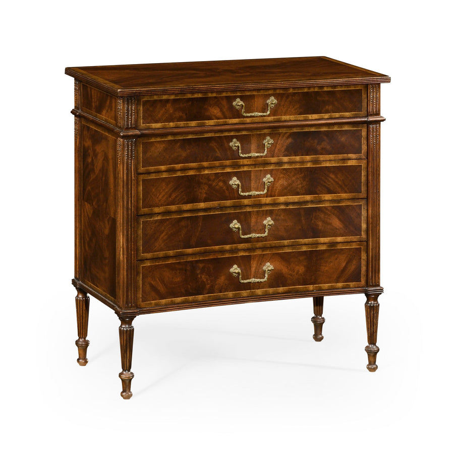 SwayLiving Buckingham Mahogany Chest of Drawers SIDEBOARDS + CREDENZAS