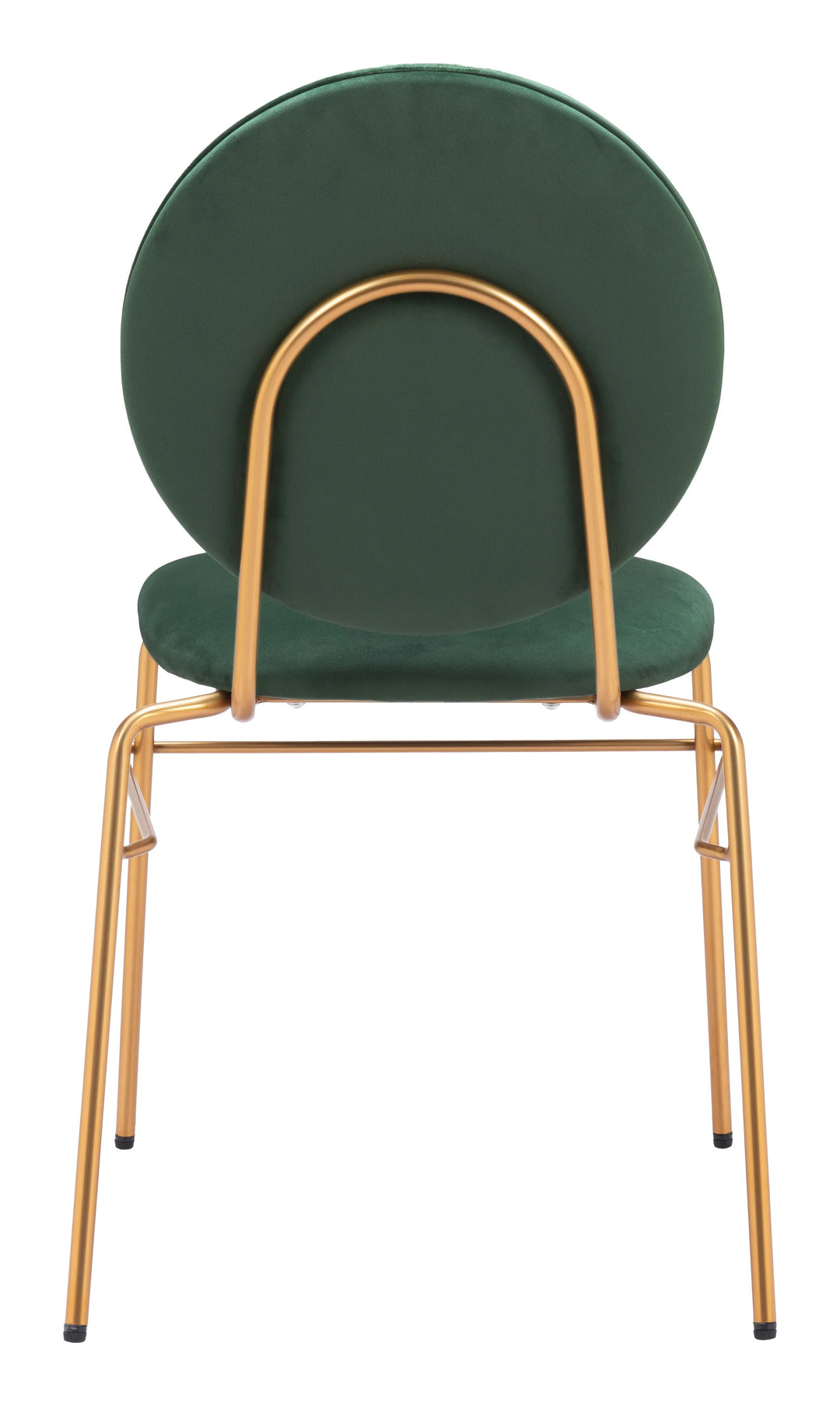 SwayLiving Odessa Dining Chair (Set of 2) Green & Gold DINING CHAIRS